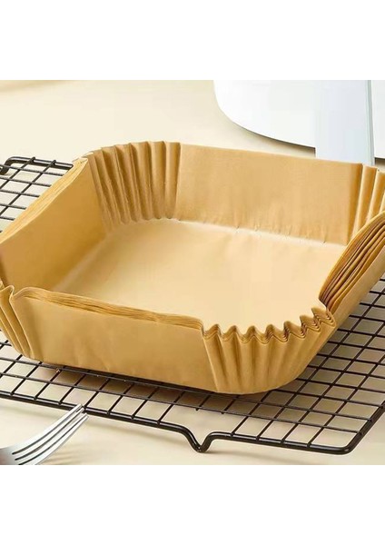 50 Adet Hava Fritöz Parşömen Kağıt Gömlekleri Yapışmaz Tek Kullanımlık Gömlekler, Pişirme Için Delikli Kare Parşömen Kağıdı (Yurt Dışından) indirimleri