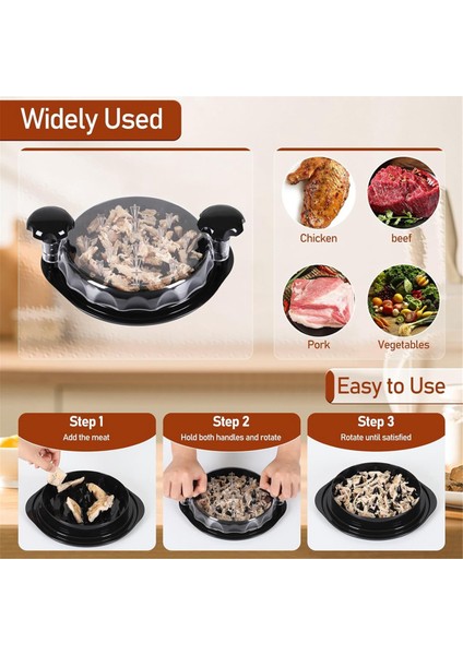 Tavuk Parçalayıcı Aleti Büküm, Kulplu ve Kaymaz Tabanlı Et Parçalayıcı, Tavuk Parçalayıcı Göğüs Parçalama Makinesi (Yurt Dışından) modelleri