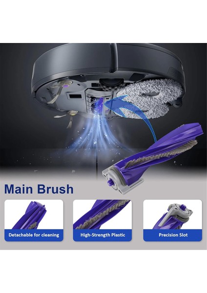 Narwal Freo Z Ultra Robot Süpürge Aksesuarları, Yedek Parçalar Ana Fırça, Yan Fırça, Filtre, Paspas Pedleri, Toz Torbaları (Yurt Dışından) fiyatları