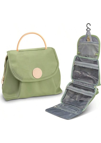 Seyahat Katlanabilir Su Geçirmez Yıkama Makyaj Organizatörü (Yurt Dışından)