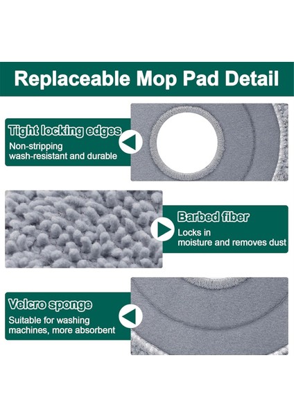 Roborock Q Revo, Qrevo Maxv, Qrevo S, Qrevo Pro, Qrevo Slim, P10, P10S, V20, P10S Pure, P20 Pro Elektrikli Süpürge Parçaları Için Paspas Pedi (Yurt Dışından) modelleri