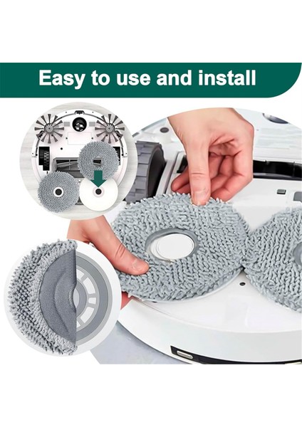 Roborock Q Revo, Qrevo Maxv, Qrevo S, Qrevo Pro, Qrevo Slim, P10, P10S, V20, P10S Pure, P20 Pro Elektrikli Süpürge Parçaları Için Paspas Pedi (Yurt Dışından) fırsatları