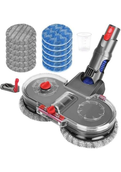 Dyson V12 Slim / V10 Slim Elektrikli Süpürge Aparatı ve Su Hazneli Temizlik Bezi ile Elektrikli Zemin Paspas Başlığı (Yurt Dışından)