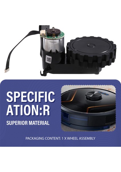 Eufy Robovac R500/15C / G10 / 25C/30C / 35C / 11S Elektrikli Süpürge Parçaları Montaj Değişimi Için Elektrikli Süpürge Tekerlek Motoru (Yurt Dışından) indirimleri