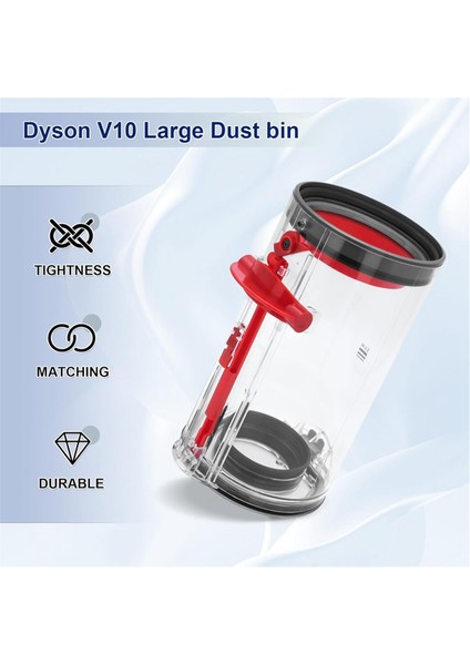 Dyson V10 SV12 Elektrikli Süpürge Toz Haznesi Yedek Parçaları Büyük Hazne Parça No. 969509-01 (Yurt Dışından) fiyatları