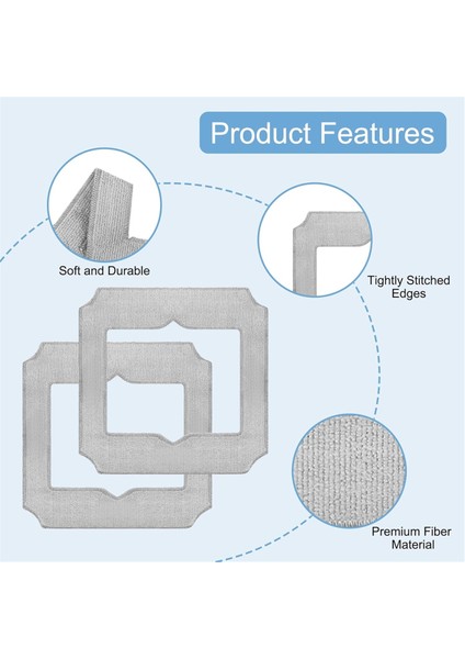 Ecovacs Winbot Mini Yedek Parça Temizleme Bezi, Mikrofiber Temizleme Pedi Için 10 Adet (Yurt Dışından) modelleri
