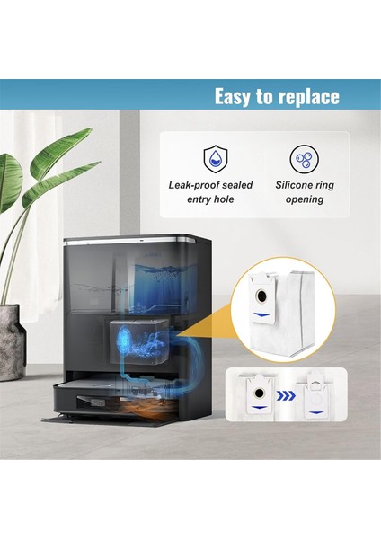 Ecovacs Deebot X2 Omni/ X2/ X2 Pro/ DEX86 Robot Süpürge Aksesuarları Toz Torbası Için 14'lü Paket Toz Torbası (Yurt Dışından) indirimleri