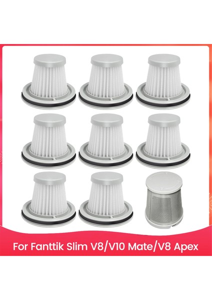 Fanttik Slim V8/V10 Mate, V8 Apex Elektrikli Süpürge ve Yedek Filtre Için Yıkanabilir Filtreler (Yurt Dışından)