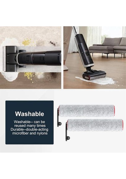 Dreame H14 Pro / H20 ULTRA/H30 Ultra / H13 Pro Zemin Fırçası ve Elektrikli Süpürge Aksesuarları Için 3 Adet Rulo Fırça (Yurt Dışından) fiyatları