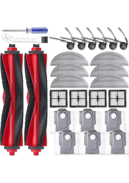 Roborock Q10 S5/Q10 S5+/Q10 X5/Q10 X5+ Robot Süpürge Yedek Parçaları Için Yedek Aksesuar Kiti (Yurt Dışından)