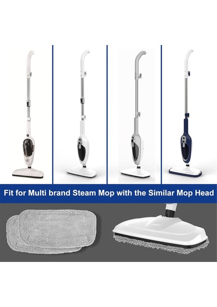 Gorfanty Buharlı Paspas GF-6610 Için 2 Adet Buharlı Paspas Bezi, Yıkanabilir, Tekrar Kullanılabilir, Mikrofiber Buharlı Paspas Pedleri (Yurt Dışından) modelleri