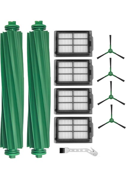 Irobot Roomba Plus 505 COMBO/405 Combo Elektrikli Süpürge Aksesuarları Için 11 Adet Ana Yan Fırça Filtresi Değişimi (Yurt Dışından)