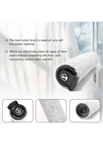 Tineco Floor One S5 Steam/ıfloor 5 Steam Islak ve Kuru Elektrikli Süpürge Aksesuar Seti Için Rulo Fırça Hepa Filtresi (Yurt Dışından) modelleri