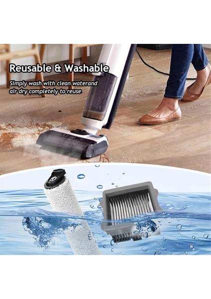 Tineco Floor One S5 Steam/ıfloor 5 Steam Islak ve Kuru Elektrikli Süpürge Aksesuar Seti Için Rulo Fırça Hepa Filtresi (Yurt Dışından) indirimleri