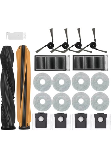 Dreame X50 ULTRA/L50 Pro Ultra/dreame L40S Pro Ultra Parçaları Ana Yan Fırça Filtre Paspas Bezi Toz Torbaları Aksesuarları (Yurt Dışından)