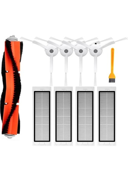 Xiaomi Robot Süpürge 1/1s SDJQR01RR SDJQR02RR SDJQR03RR Roborock S502-00 S5 Max S6 Ana Yan Fırça Filtresi (Yurt Dışından)