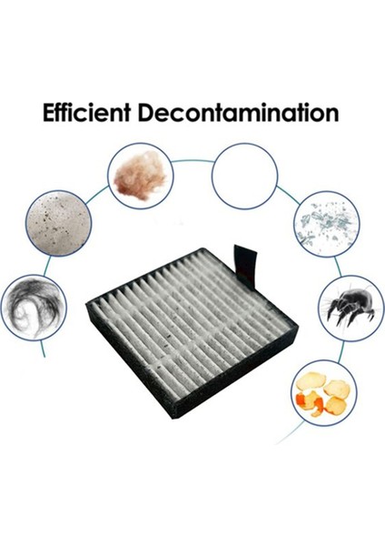 Eureka J20 / Midea W20 / W20 Pro Robot Süpürge Aksesuarları Için Baz Istasyonu Filtre Elemanları (Yurt Dışından) modelleri