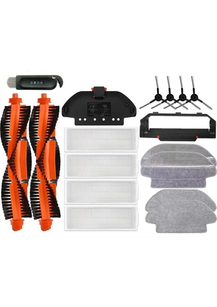 Xiaomi Mijia Mi Robot Vakum Paspas Pro STYTJ02YM 2 S/3c/conga 3490 Viomi V2 Pro V3 Se Ana Yan Fırça Filtre Mops (Yurt Dışından)