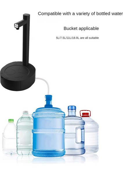 Taşınabilir Akıllı Masaüstü Elektrikli Su Sebili Şişe Namlulu Galon Pompa USB Otomatik Içme Suyu Makinesi (Yurt Dışından) fırsatları