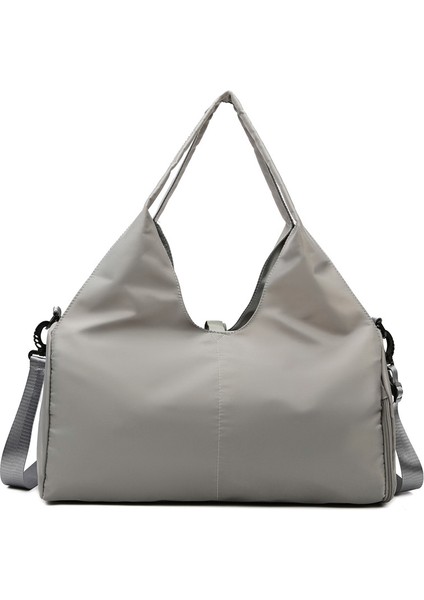 Kadın Seyahat Çantası, Büyük Kapasiteli Spor Çantası, Bağımsız Ayakkabı Bölmesi, Yeni Stil Basit Yoga Çantası (Yurt Dışından)