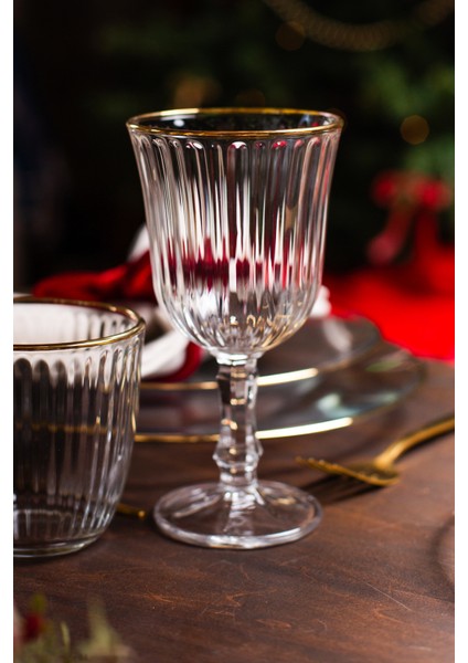 Splendid Gold 4'lü Su Kadehi Seti 240 cc