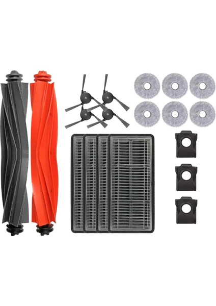 Dreame X40 Pro Ultra Robot Süpürge Aksesuarları Ana Yan Fırça Filtresi Paspas Toz Torbaları Yedek Parçaları (Yurt Dışından)