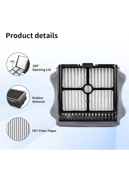 Tineco Floor One S5/floor One S5 Pro Kablosuz Elektrikli Süpürge Yedek Parçaları Için Silindir Fırça ve Filtre Yedekleri (Yurt Dışından) indirimleri