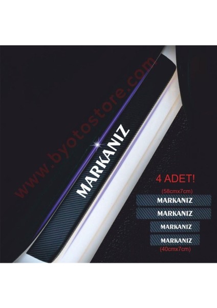 Opel Combo Için Özel Yeni Uyumlu Aksesuar Oto Bagaj ve Kapı Eşiği Özel Yeni Sticker Seti Karbon modelleri