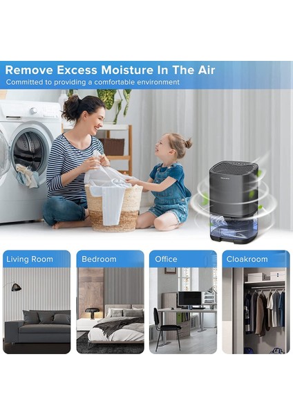 Nem Alma Cihazı, Ev Için Nem Alma Cihazları Banyo Için 35OZ Nem Alma Cihazı 2500 Feet Kübik (280 Sq Ft) Ab Tak Siyah (Yurt Dışından) fırsatları