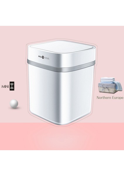 Ultrasonik Turbo 10L Otomatik Elektrikli Silindir Mini Çamaşır Makinesi Taşınabilir Hızlı Temiz Yıkama Aracı (Macaron Beyaz) (Yurt Dışından) modelleri