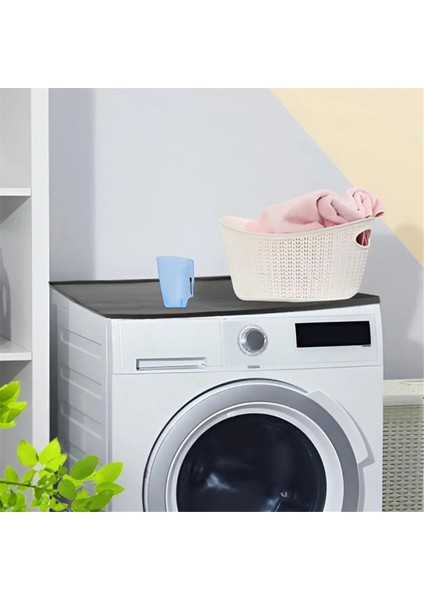 Kurutma Makinesi Üstü Için Kurutma Matı Silikon Çamaşır Makinesi Kurutma Makinesi Örtüsü Üst Çamaşır Makinesi Örtüsü Toz Geçirmez Su Geçirmez Koruyucu Mat A (Yurt Dışından) indirimleri