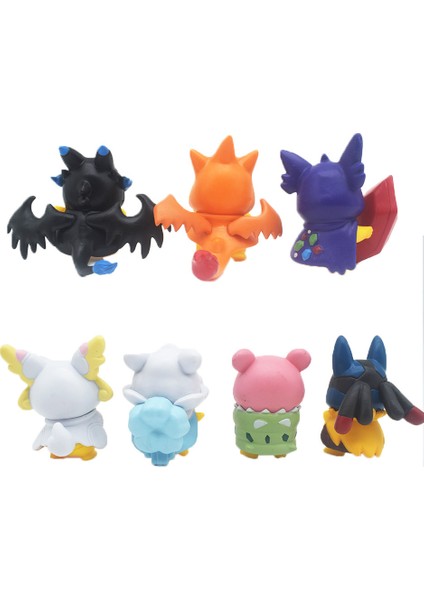 7 Pikachu Pokémon Kılık Değiştirme Pikachu Sevimli Karikatür Araba Bebek Pençe Makinesi El Yapımı Süsler (Yurt Dışından) indirimleri