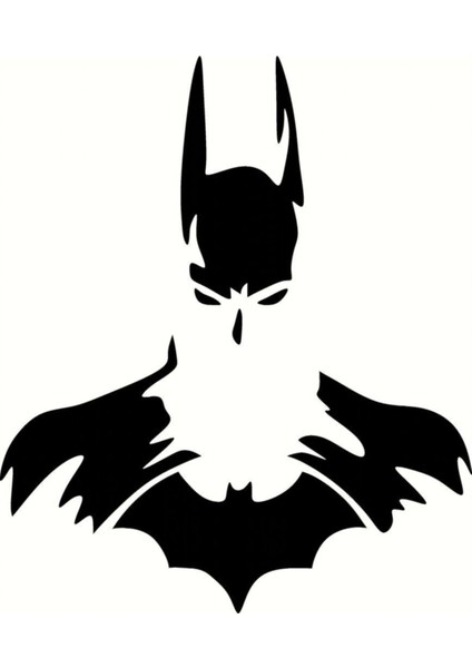 Batman Tasarımlı Oto Özel Yeni Sticker Siyah 20*15 cm