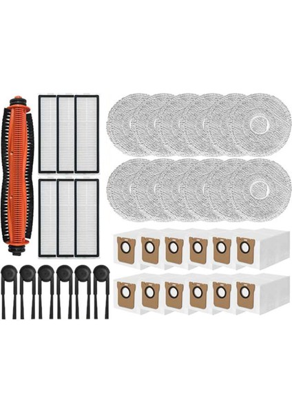 Xiaomi Mijia M40S OV31CN Elektrikli Süpürge Yedek Parçaları Için 37 Adet Karışmayan Rulo Fırça Hepa Filtre Paspas Bezi Toz Torbası (Yurt Dışından) fiyatları