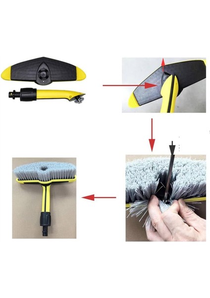 Karcher K Serisi K2/k3/k4/k5/k6/k7 Basınçlı Yıkayıcı Için Yedek Yumuşak Yüzey Yıkama Fırçası Parçaları Değiştirin 2.643-233.0 (Yurt Dışından) fiyatları