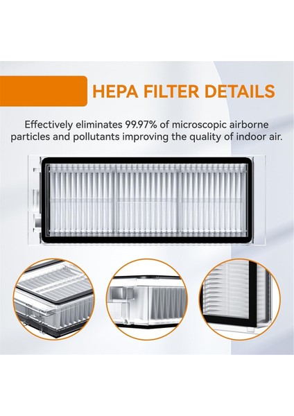 Dreame L20 ULTRA/L30 Ultra Robot Süpürge ile Uyumlu Yedek Parçalar Süpürge Aksesuarları Kiti (Yurt Dışından) modelleri