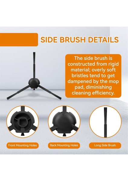 Dreame L20 ULTRA/L30 Ultra Robot Süpürge ile Uyumlu Yedek Parçalar Süpürge Aksesuarları Kiti (Yurt Dışından) indirimleri