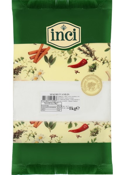 Şekerli Vanilya 1 Kg.