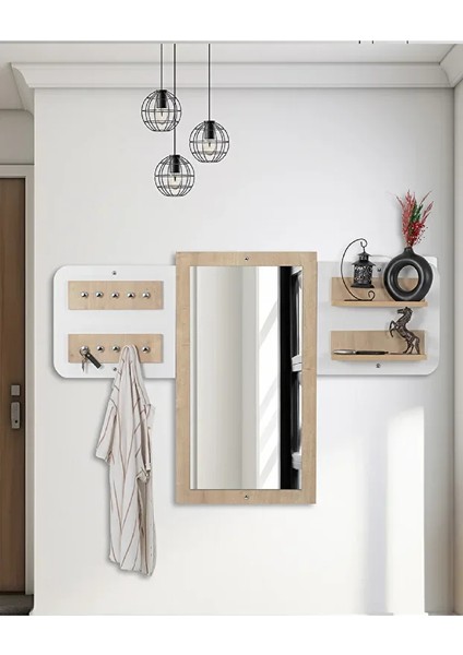 Elbise Askısı / Aynalı Askı / Dekoratif Askılık / Portmanto /duvar Askılık / Flora Dafne fiyatları