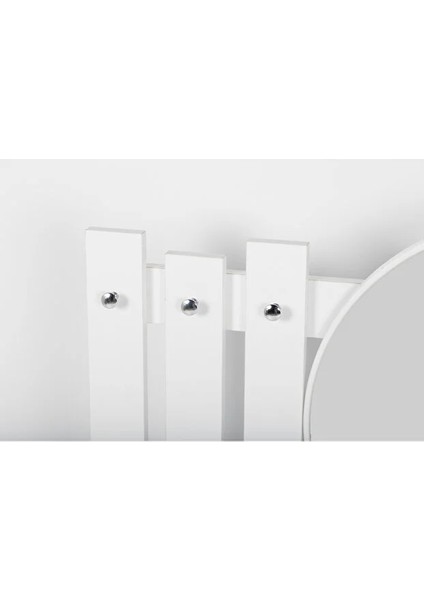 Elbise Askısı / Aynalı Askı / Dekoratif Askılık / Portmanto Duvar Askılık / Flora Delphı Beyaz fırsatları