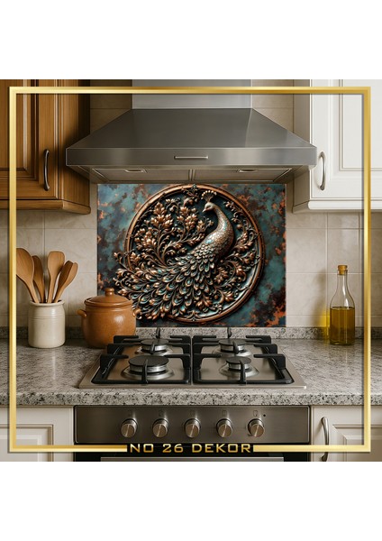 Temperli Cam Mutfak Tezgâh Arası modelleri