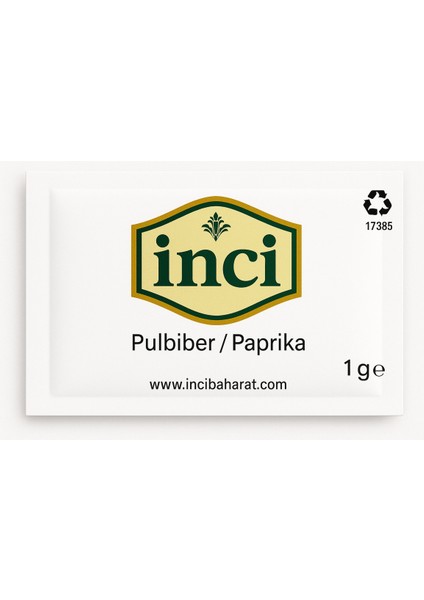 - Tek Kullanımlık Pulbiber (1 Gram - 3000 Adet)