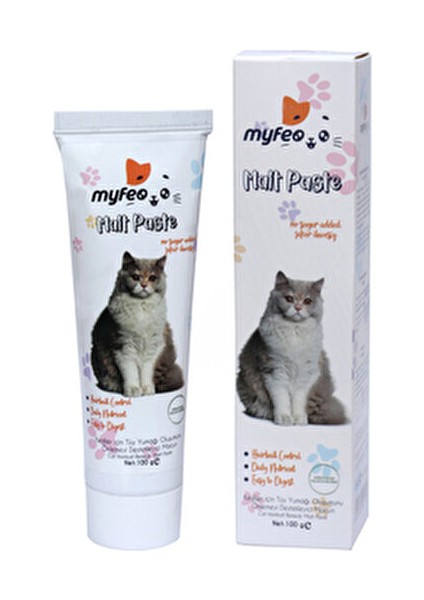 Şeker İlavesiz Kedi Maltı 100 gr Tüy Yumağı Önleyici Macun Yetişkin ve Yavru Kediler İçin