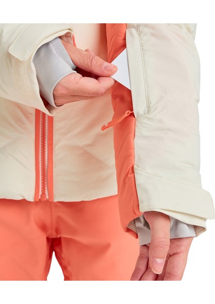 Snowdrift Jk Kadın Beyaz Snowboard Ceketi fırsatları