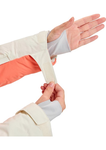 Snowdrift Jk Kadın Beyaz Snowboard Ceketi indirimleri