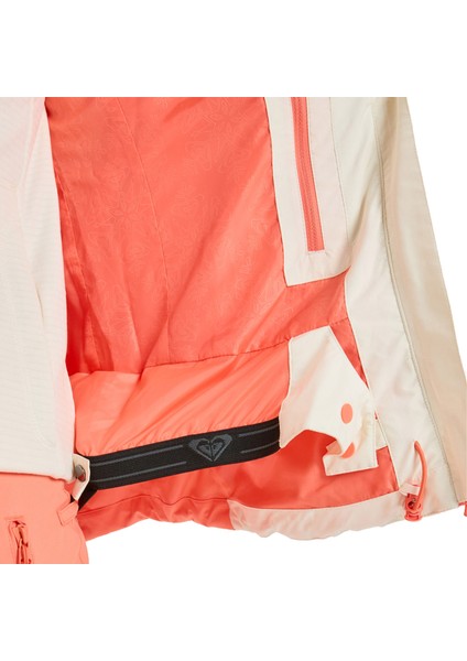 Snowdrift Jk Kadın Beyaz Snowboard Ceketi