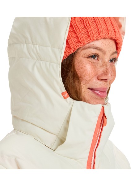 Snowdrift Jk Kadın Beyaz Snowboard Ceketi