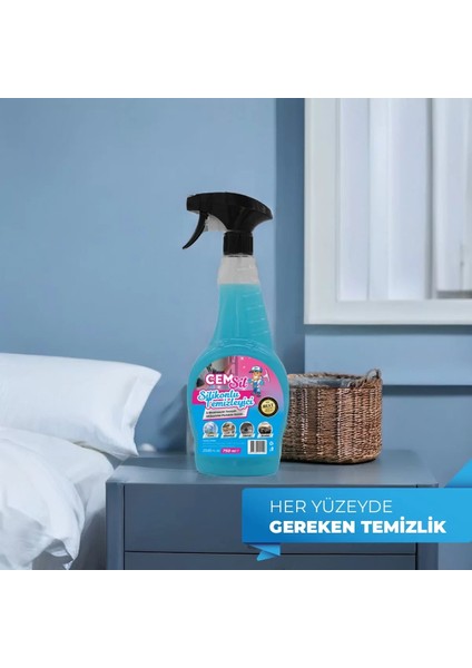 Cem Sil Silikonlu Cam ve Yüzey Temizleyici 750 Ml