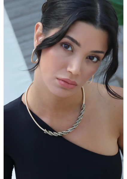 Italyan Altın Dorika Gerdanlık Kolye