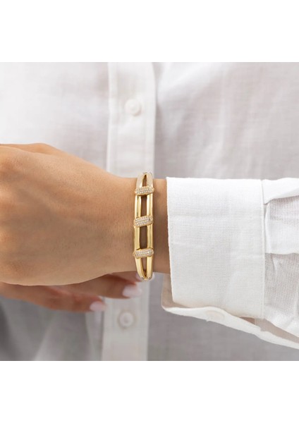 Nisera Tres Mega Modern Altın Kelepçe modelleri